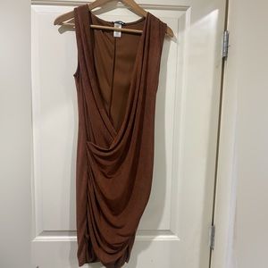 Shimmery Brown Dress